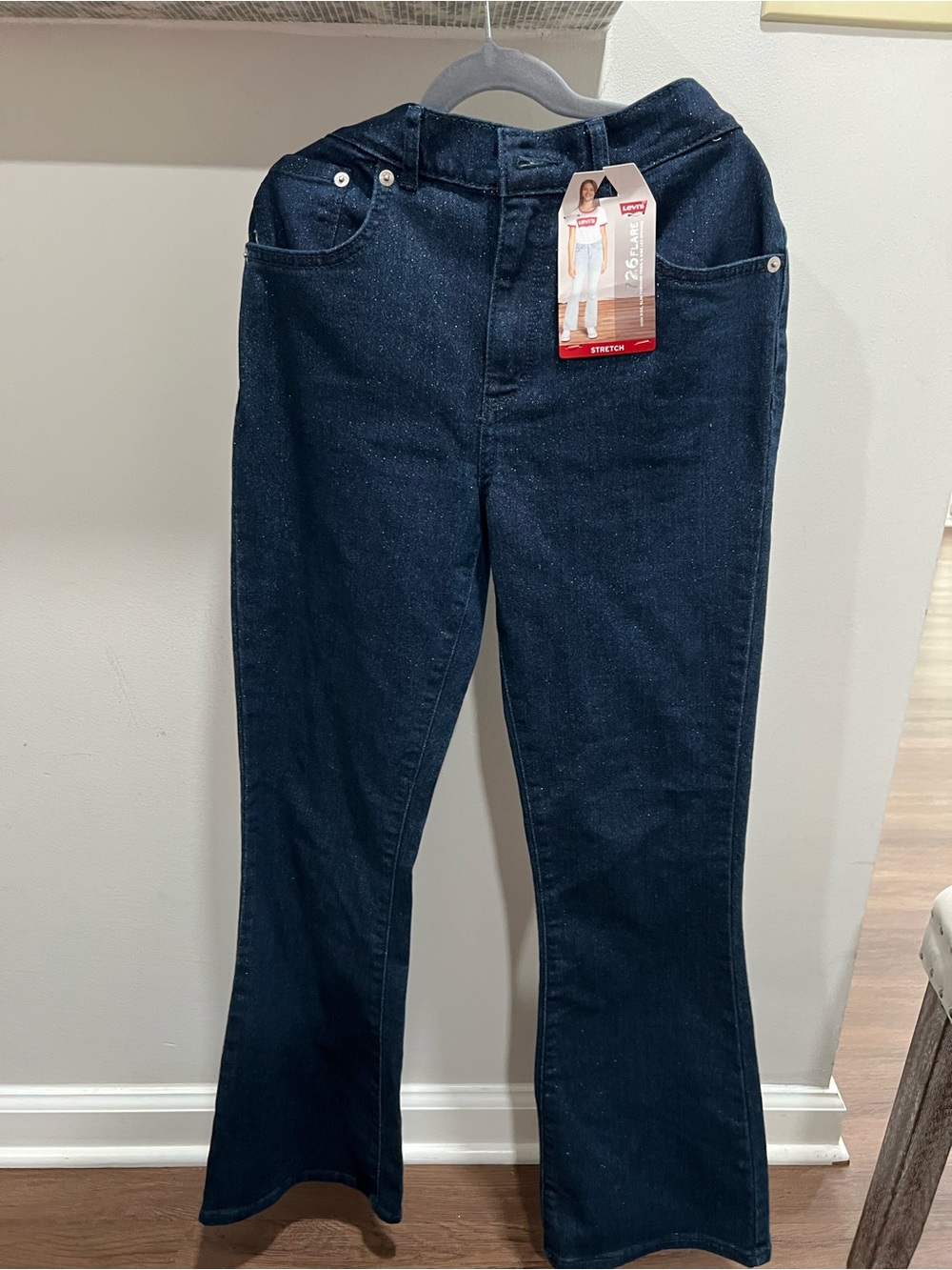 Levi's Women's Dark Indigo Flared Jeans
